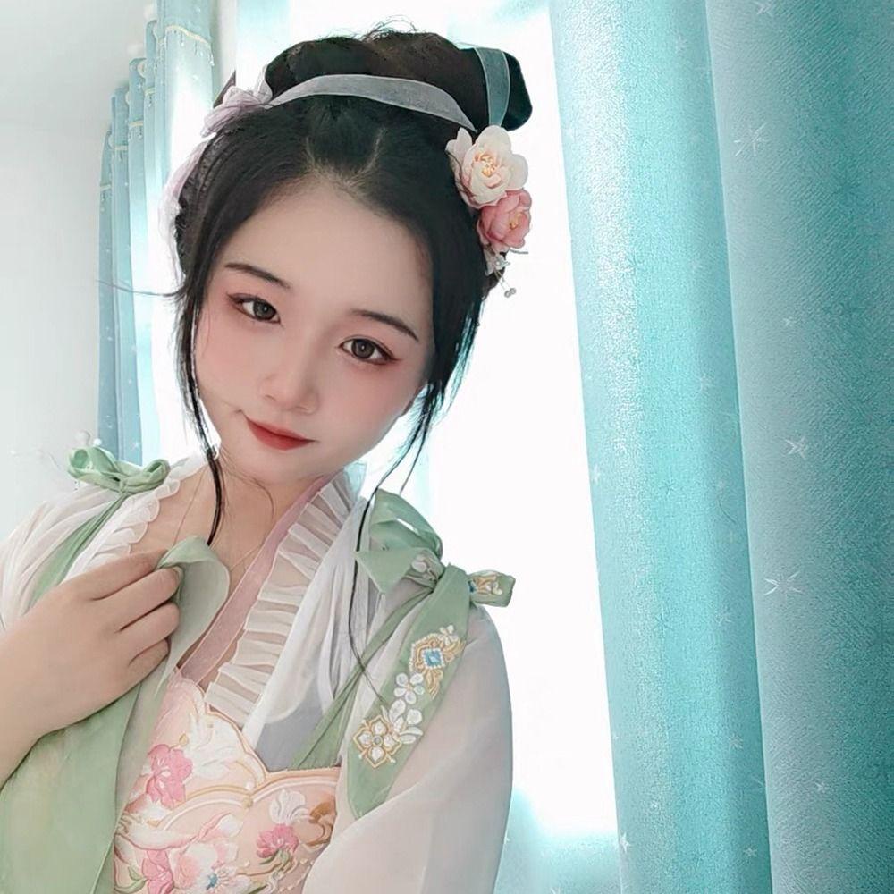 JARRED Trâm Cài Tóc Hình Hoa Phong Cách Trung Quốc Cho Nữ