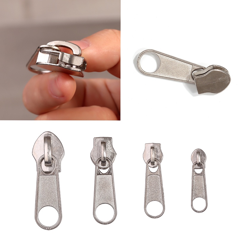 8 Cái 3#5#8#10# Khóa Kéo Bằng Nhựa Nylon Màu Bạc Cho Vali