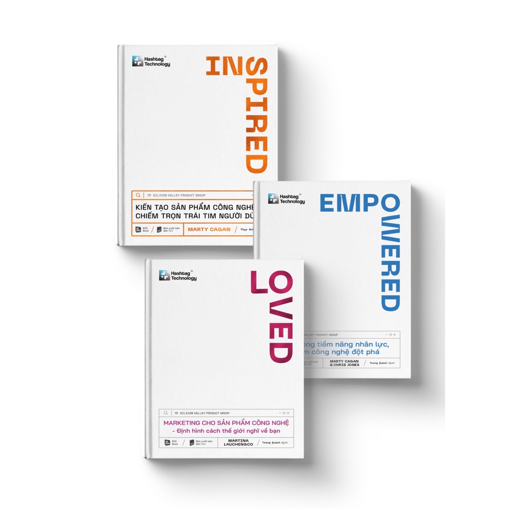 Sách - Combo 3 cuốn Hành trang cho người làm công nghệ (INSPIRED + EMPOWERED + LOVED)