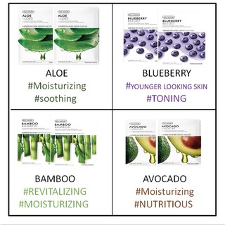 [THE Face SHOP] Mặt Nạ Thiên Nhiên Thật (5P / 10P)