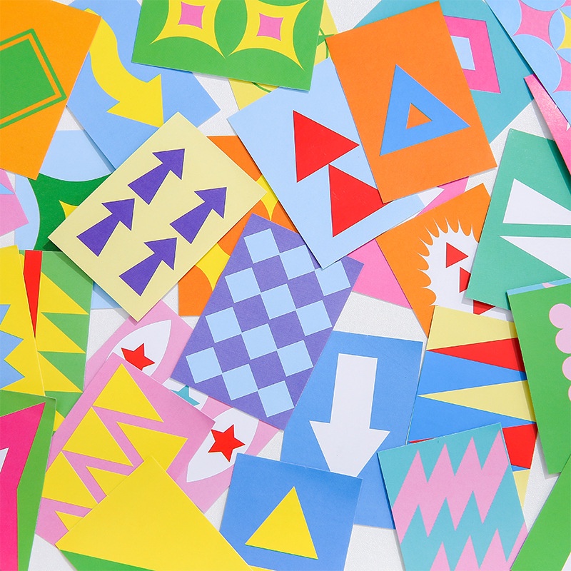 Imoda Set 50 Tờ Nhãn Dán Trang Trí Sổ Lưu Niệm Du Lịch Sáng Tạo INS