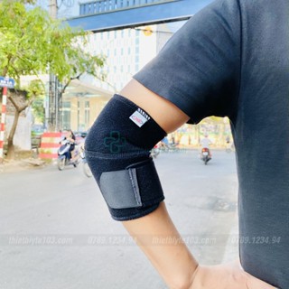 Băng Thun Đai Bó Khuỷu Tay Hỗ Trợ Tập Gym, Tennis, Thể Thao - Cố Định Khuỷu Tay Khi Trật Khớp, Bong Gân.