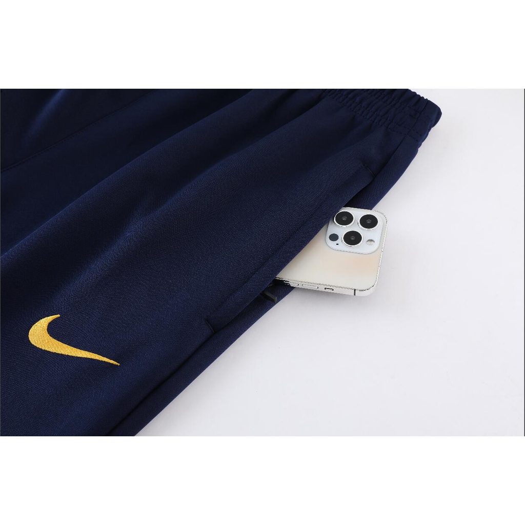 Áo Khoác Bóng Đá Màu Đen Size S-XXL 2022 / 23 Thời Trang Cho Nam