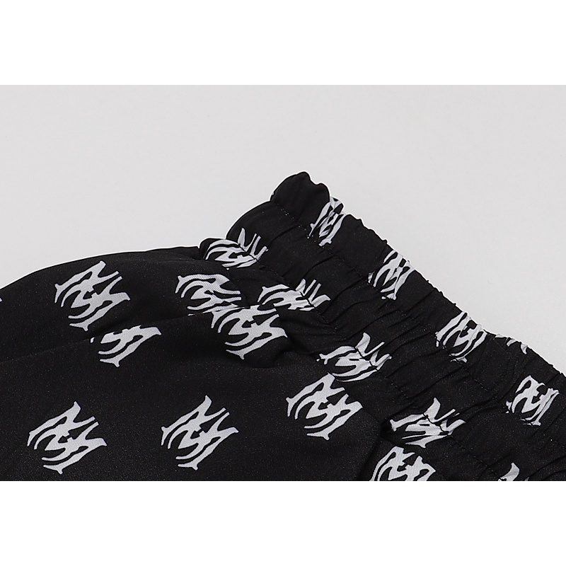 Set Áo Thun Ngắn Tay In Chữ + Quần Short Thời Trang Unisex