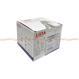 [CHÍNH HÃNG] Mặt 3 ổ cắm LiOA (âm tường + lắp nổi)
