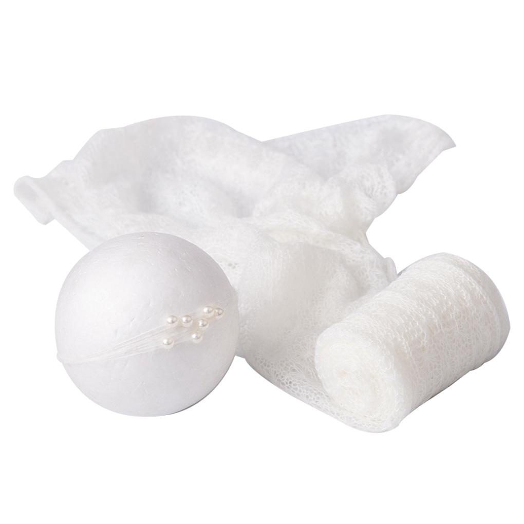 Chăn Quấn Màu Trơn Dùng Làm Đạo Cụ Chụp Ảnh Cho Bé Sơ Sinh