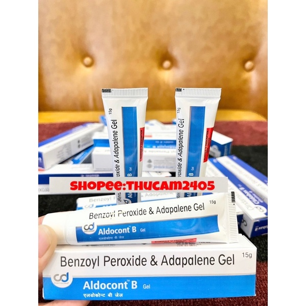 Kem Aldocont B hỗ trợ giảm mụn viêm,sưng, đỏ 15g .