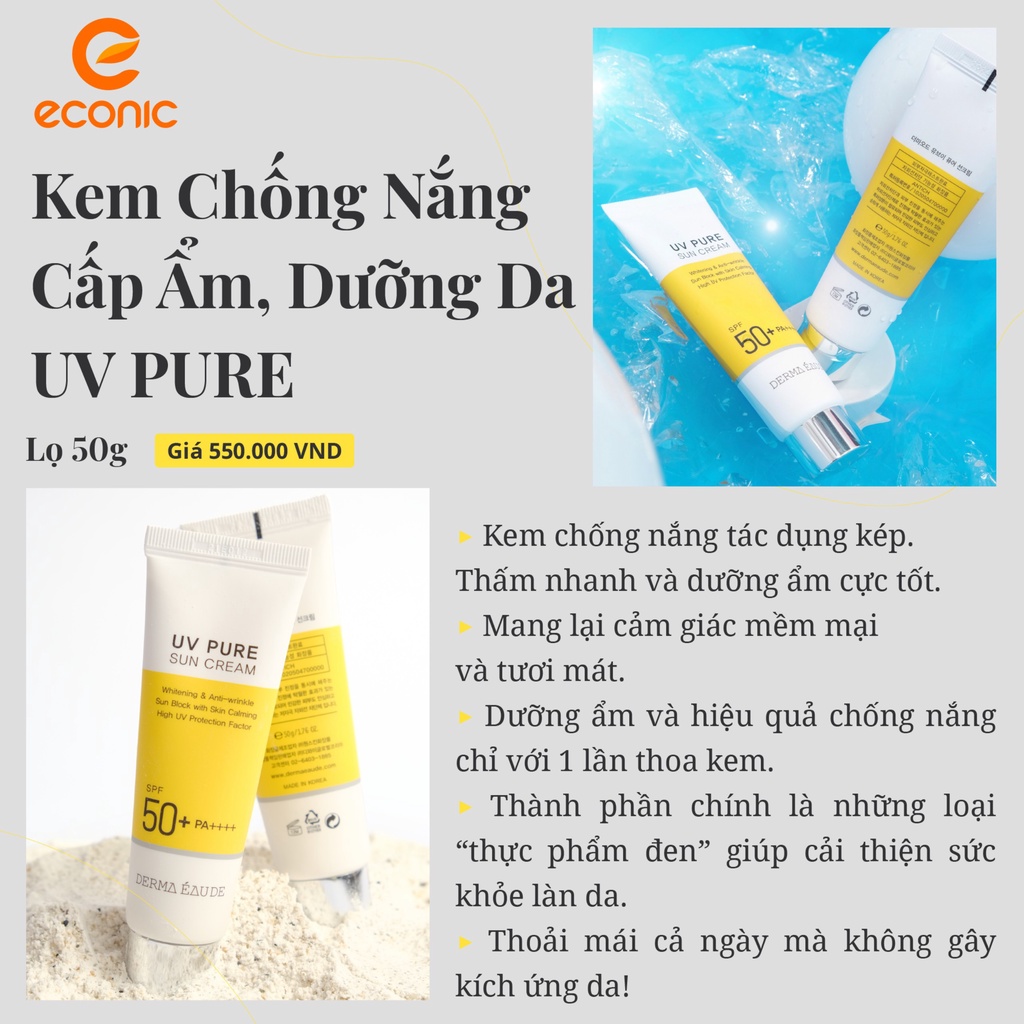 KEM CHỐNG NẮNG CHO DA NHẠY CẢM PURE