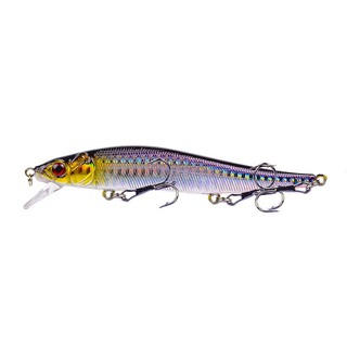 14.5g/11.5cm Minnow ABS Plastic Hard Bait 3D Eyes Artificial Bionic Baits With 6# Strengthen Hook Wobbler Simulation Sinking Sea Fishing Lure