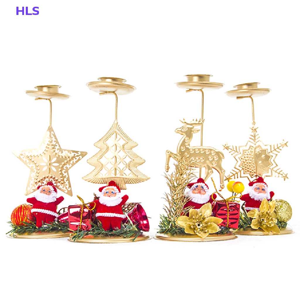 Giá Đỡ Hình Ông Già Noel / Bông Tuyết / Ngôi Sao Trang Trí Giáng Sinh