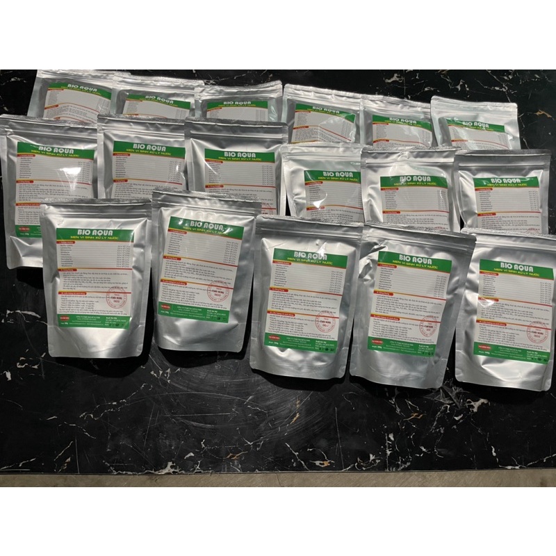 MEN VI SINH BIO AQUA . chuyên sử lí khí độc trong hệ thống tuần hoàn . vi sinh Hiếu khí