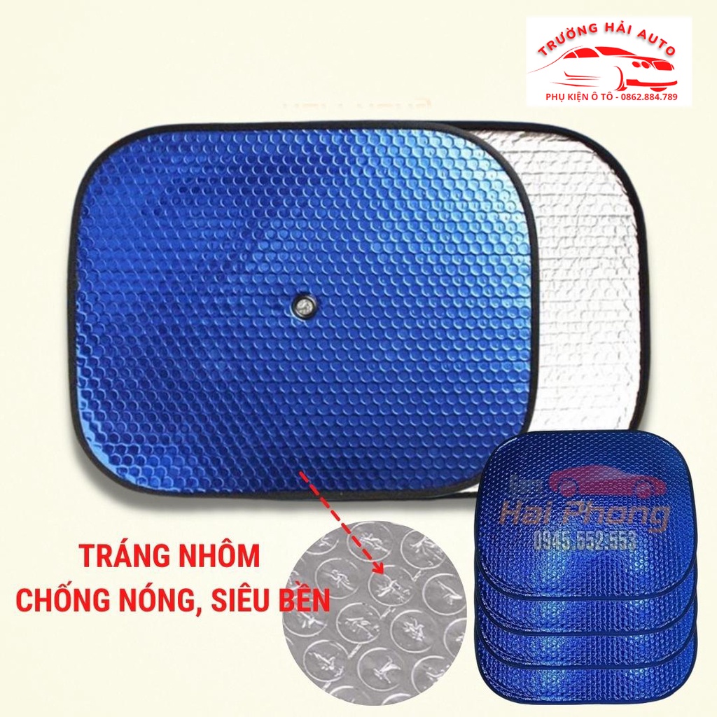 Miếng Che Nắng Bên Trong Xe Ô Tô, Xe Hơi. Bộ 2 Miếng, Loại Dày Dặn