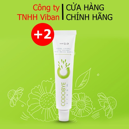 Combo 2 tuýp kem bôi mụn CODOBYE CREAM