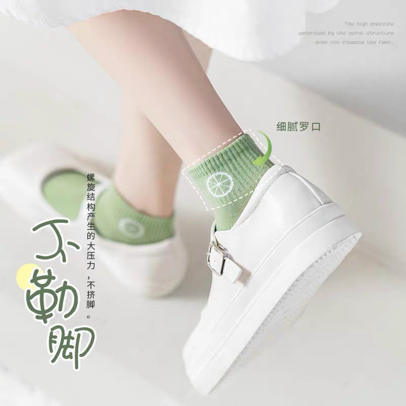 Tất nữ cổ thấp set 5 đôi cute vớ họa tiết dễ thương thời trang hàn quốc - ST01