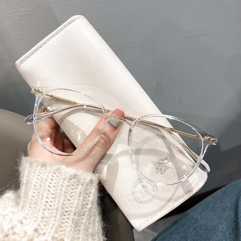 Kính Mát Gọng Oval Chống Bức Xạ Thời Trang Cho Nữ