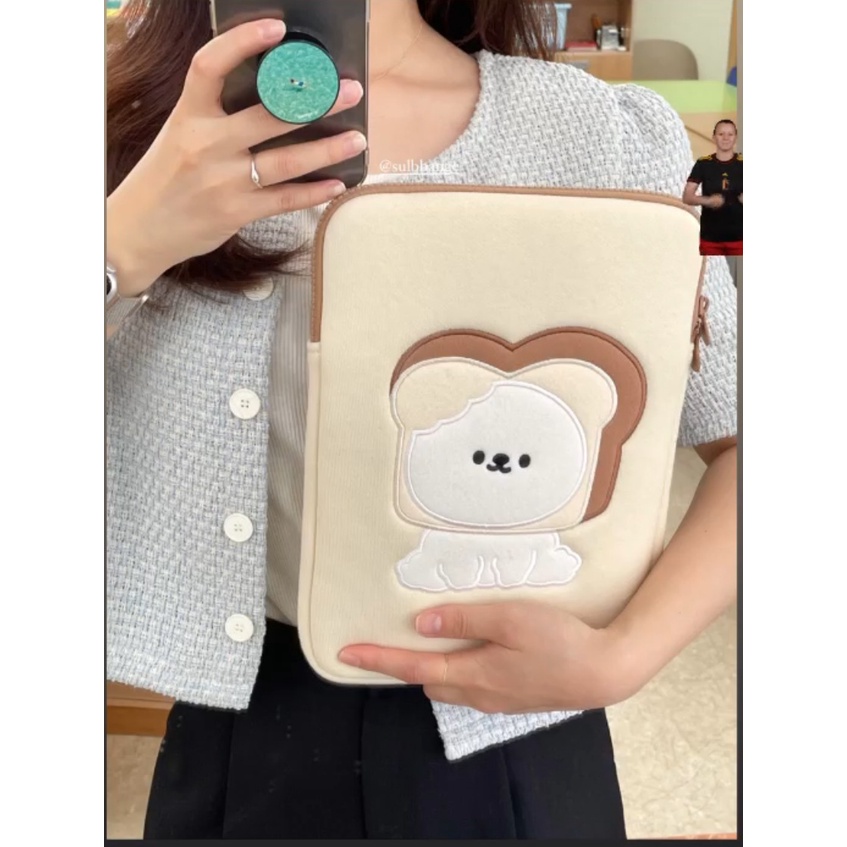 Túi Đựng Laptop Chống Sốc Họa Tiết Hoạt Hình Phong Cách Hàn Quốc