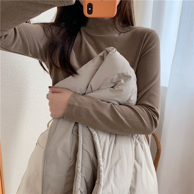 NRVP Áo Thun Nữ Dài Tay Dáng Rộng Thời Trang Hàn Quốc