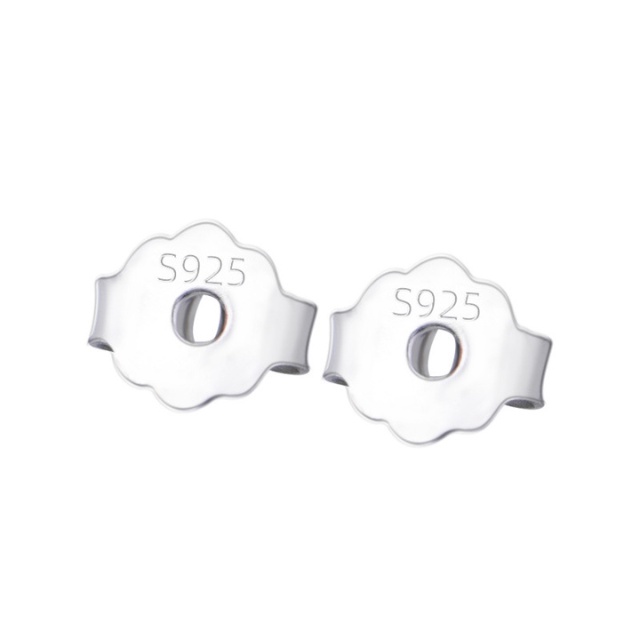 Chốt Khuyên Tai Bạc 925 Thiết Kế Tiện Dụng 6mm