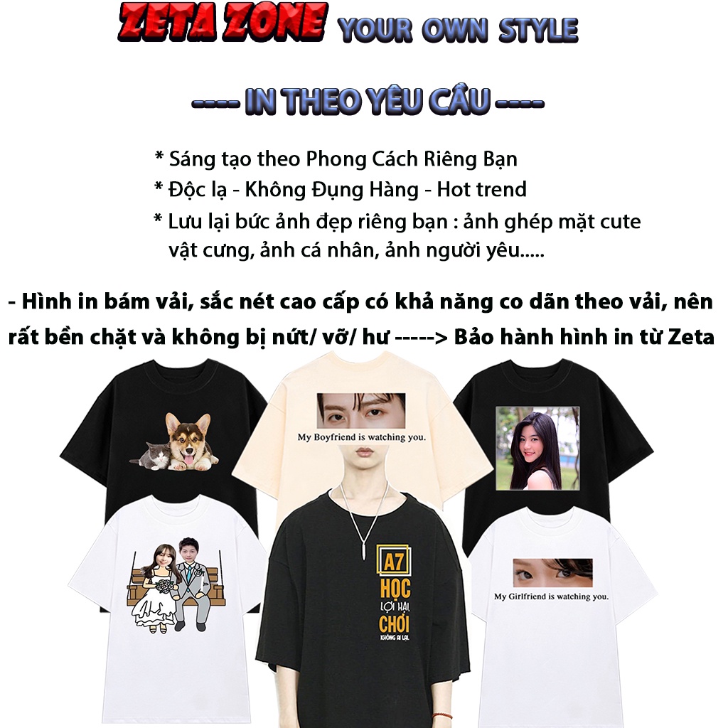 Áo 63 tỉnh thành áo thun Hòa Bình from rộng nam nữ unisex freesize tay lỡ 100% cotton cá tính streetwear Zeta