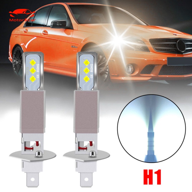 Bộ 2 Bóng Đèn Led H1 Xoay 360 Độ Chống Nước Ip67 Chuyên Dụng Chất Lượng Cao