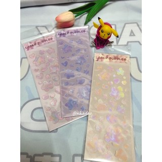 Stickers lấp lánh trang trí top card
