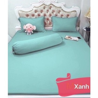 Bộ Drap Thun Hàn Quốc Mát Lạnh {4 MÓN} Cực Hot