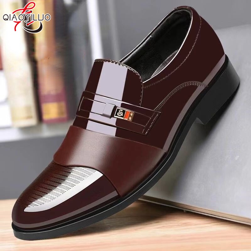 Giày Tây Chất Liệu Bằng Da Lót cotton Và Lông Cừu Cỡ Lớn Thời Trang Cho Nam