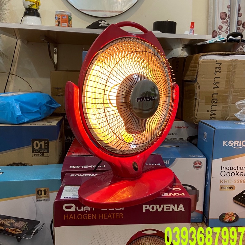 🍇QUẠT SƯỞI ẤM EM BÉ POVENA LÀM ẤM NHANH
