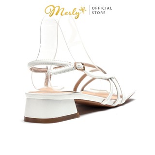 Giày sandal nữ gót thấp Merly 1463, Giày sandal size lớn