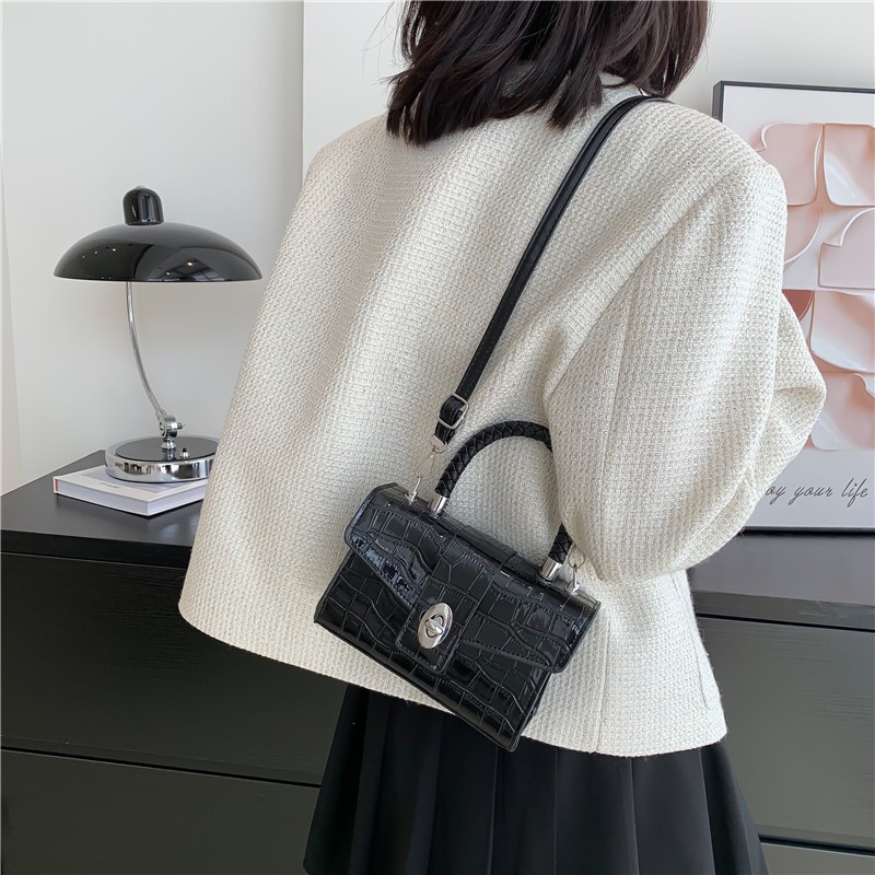 Túi đeo dưới cánh tay / Đeo Cánh Tay Hình Vuông Cỡ Nhỏ Phong Cách retro Thời Trang Mùa Thu Mới 2022 GXYXB305