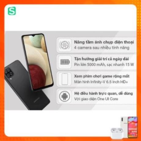 Điện thoại Samsung Galaxy A12 6GB/128GB Hàng chính hãng - Bảo hành 12 tháng trên toàn quốc