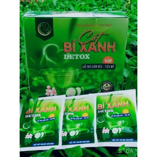 Giảm cân bí xanh detox vip chuyên eo