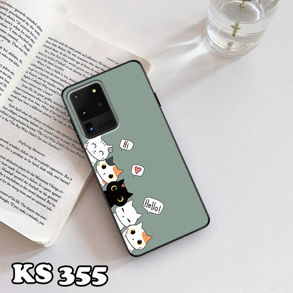 Ốp lưng Samsung S20 - S20 Plus - S20 Ultra - S2- FE - Ốp Samsung in hình Cat&amp;Bear - Chất liệu TPU siêu bền