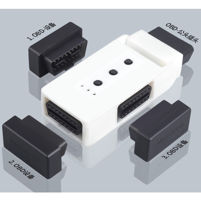 Bộ Chuyển Đổi Cáp OBD2 OBDII Full 16 Pin, Male Sang 3 Female Plug 1 Sang 3 OBD