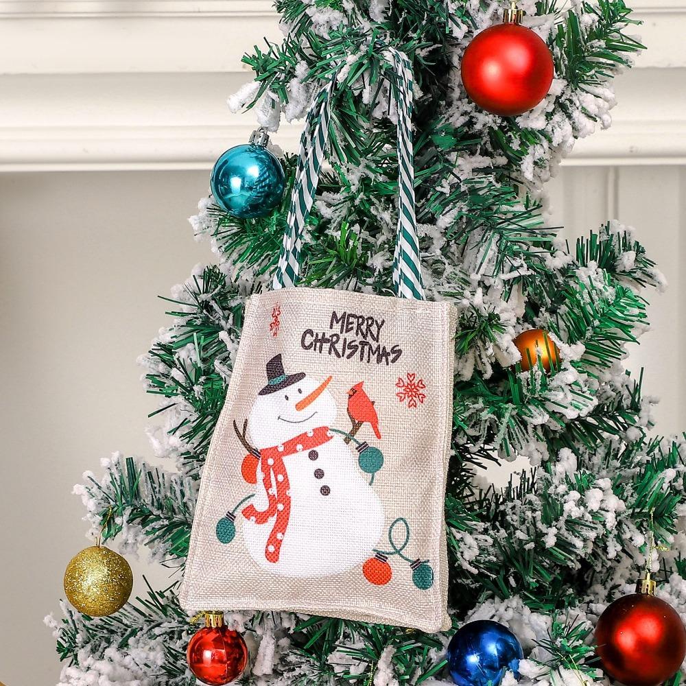 FALLFORBEAUTY Túi Đựng Kẹo Phong Cách Giáng Sinh Thời Trang