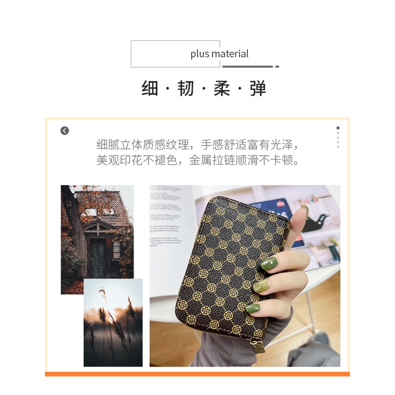 Ví Ngắn Cầm Tay Đựng Thẻ Thiết Kế Đơn Giản Thời Trang Cho Nữ Giá Đỡ