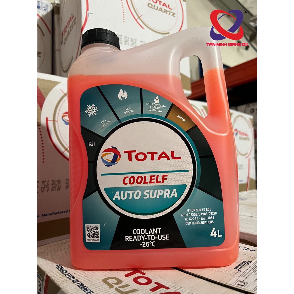 Nước làm mát giải nhiệt cho động cơ COOLELF AUTO SUPRA -26°C