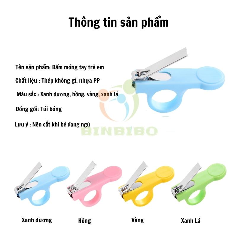 Bấm móng tay cho bé từ sơ sinh thiết kế thông minh - Binbibo