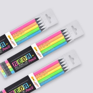 Bút chì gỗ Neon Thiên Long Colokit GP-C02(1 vĩ /5 cây)