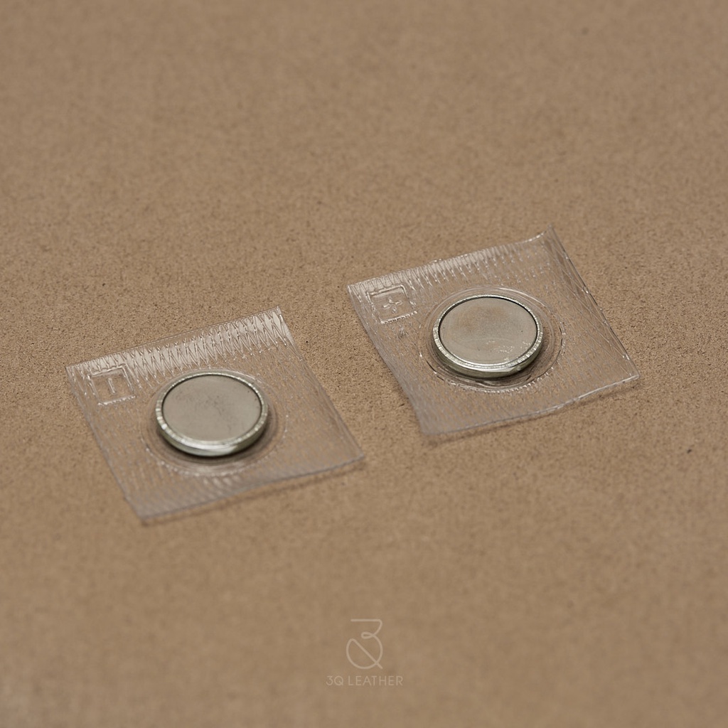 Cúc nam châm âm hình tròn - Phụ kiện làm túi ví cao cấp - làm da thủ công