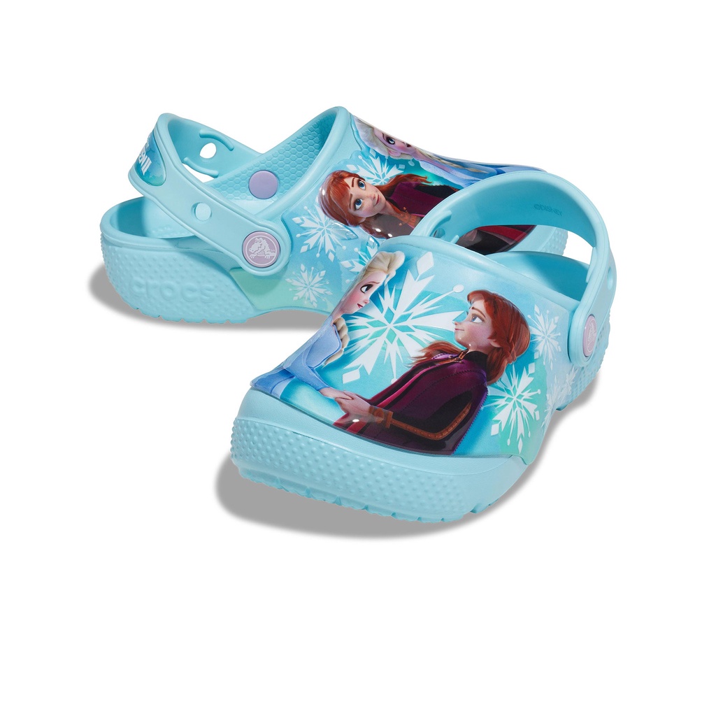 Giày Clog Trẻ em Crocs Toddler Disney Frozen Funlab Ice Blue