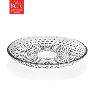 Bộ 4 Dĩa Thuỷ Tinh Pha Lê Ý RCR - Galassia Desert Plate 18cm