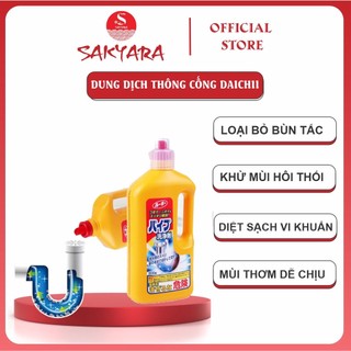 Dung dịch thông tắc đường ống cống Daiichi Nhật Bản 800g chai thông cống thông ngay sau 30 phút