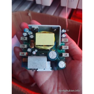 mạch sạc điện thoại 6 cổng usb