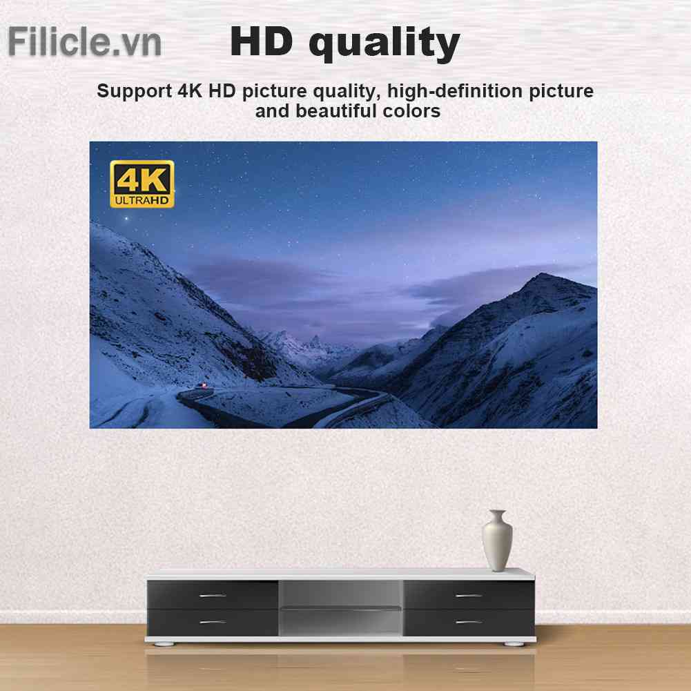 Màn Hình Máy Chiếu 4k HD 16 / 9 Có Thể Gấp Gọn Tiện Dụng