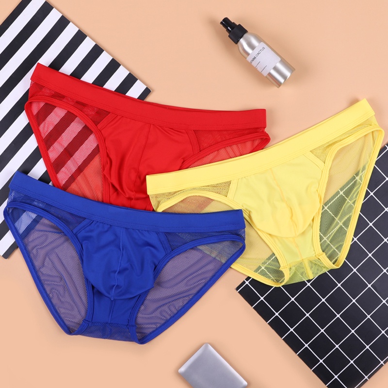 Quần Lót Lưới Trong Suốt Thoáng Khí Gợi Cảm Cho Nam
