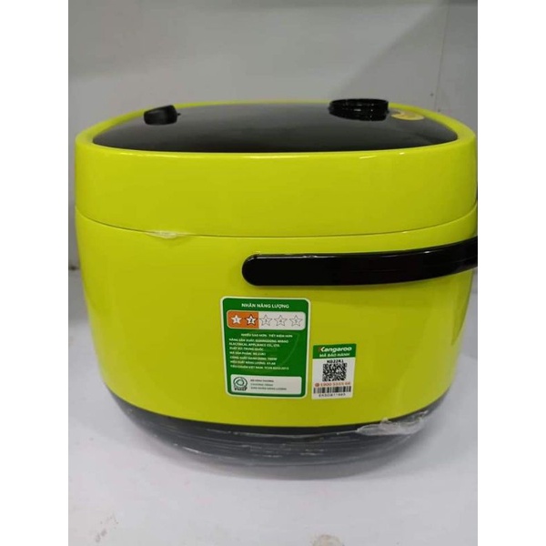 KG22RC1 - Nồi cơm điện nắp gài Kangaroo dung tích  2.2L chính hãng, bảo hành 12 tháng, nồi màu xanh nõn chuối