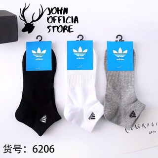 VỚ/ TẤT NGẮN CỔ NAM NỮ CAO CẤP, SÉT 3 ĐÔI VẢI COTTON THOÁNG KHÍ, KHÁNG KHỬ MÙI MỒ HÔI CHÂN KHI ĐI GIÀY SOCKS ADS6206