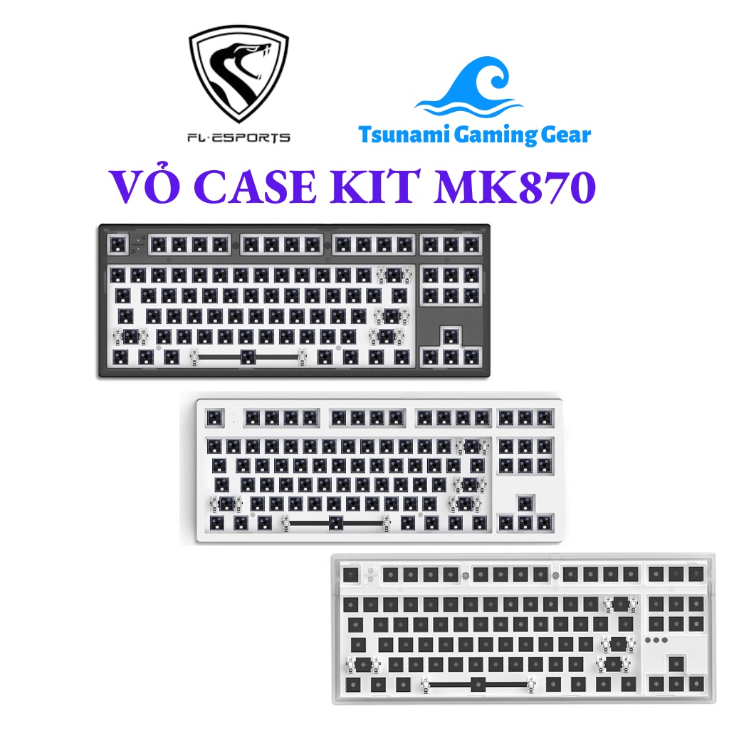 Vỏ Case kit FL-Esports MK870 - Vỏ thay thế cho kit phím cơ FL-Esports MK870 3 màu