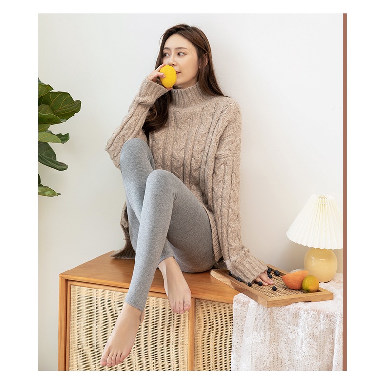 Quần Legging 3d Lót Nhung Dày Dặn Lưng Cao Phong Cách Nhật Hàn Thời Trang Thu Đông Mới Cho Nữ